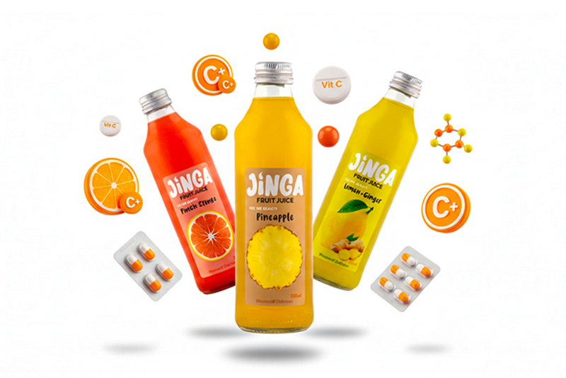 نقش نوشیدنی های طبیعی جینگا در تأمین ویتامین های روزانه بدن